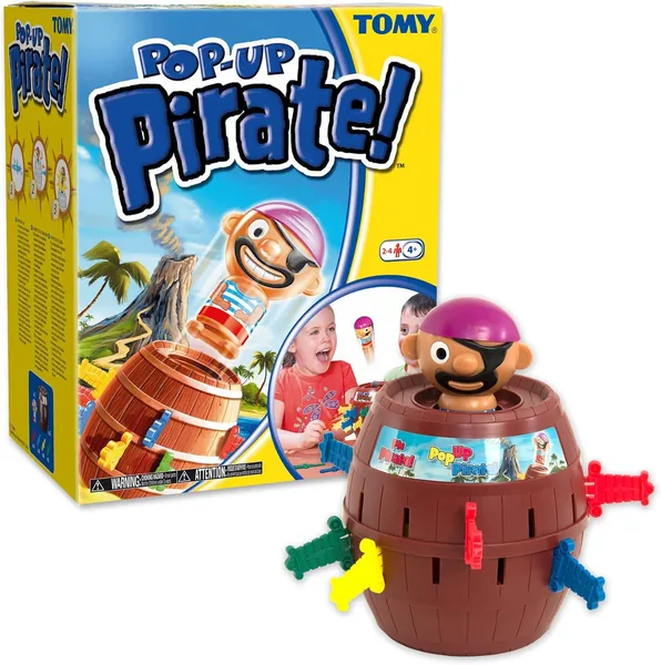 Box of Pop Up Pirate by TOMY